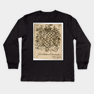 gardiner chandler bookplate 1760 - Paul Revere Kids Long Sleeve T-Shirt